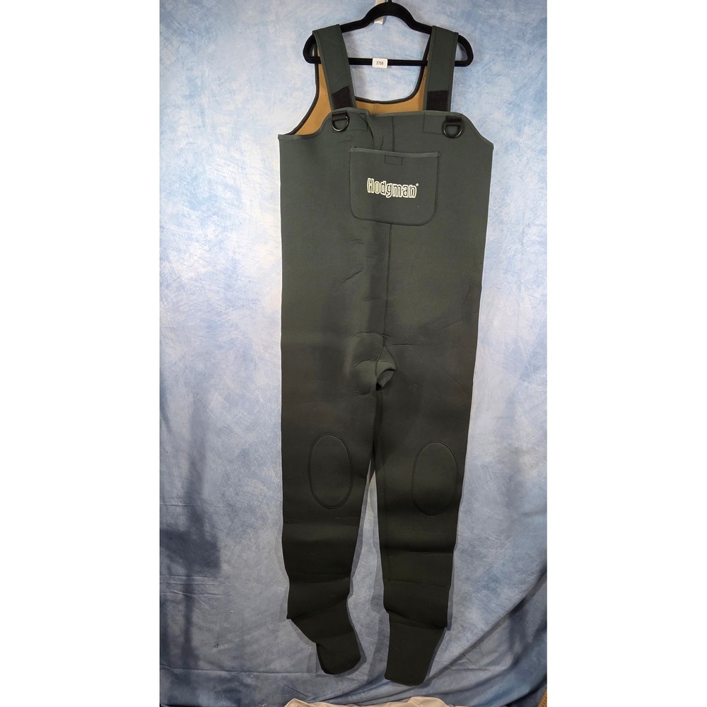 Hodgman Neoprene Chest Waders XL Stout Green Stockingfoot Fishing Hunting 1SP12